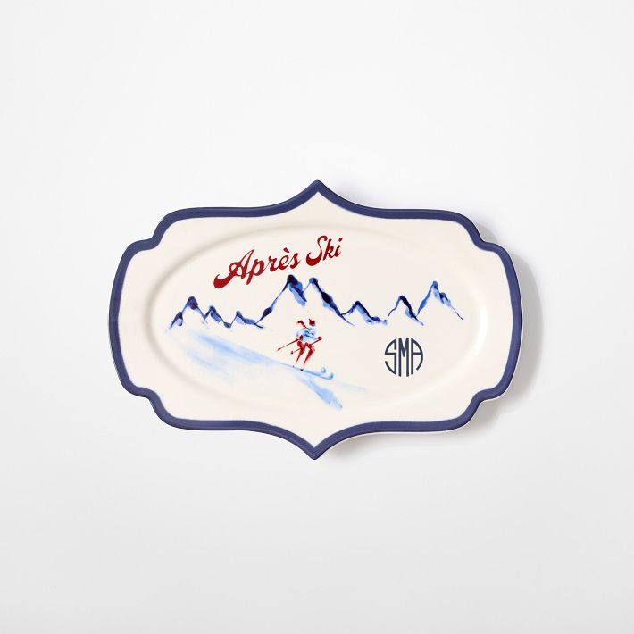 Ski Chalet Serving Platter