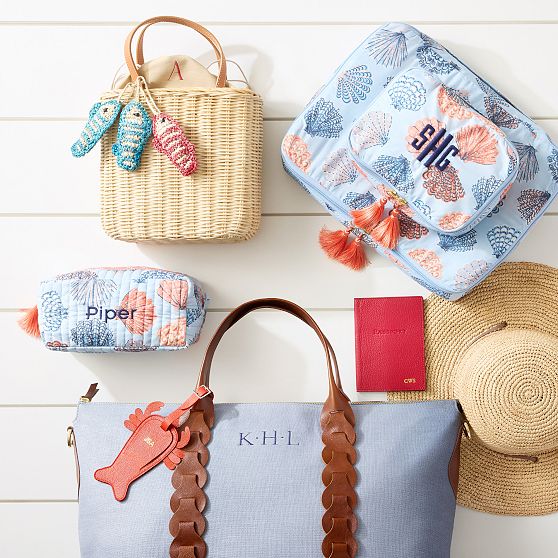 5-Piece Block Print Packing Cube Set