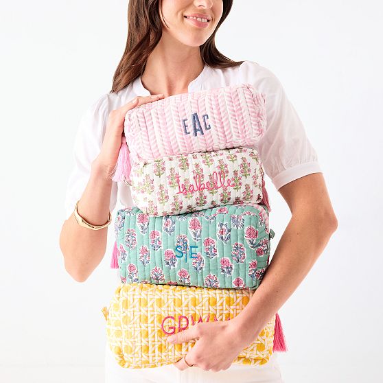 Block Print Travel Pouch