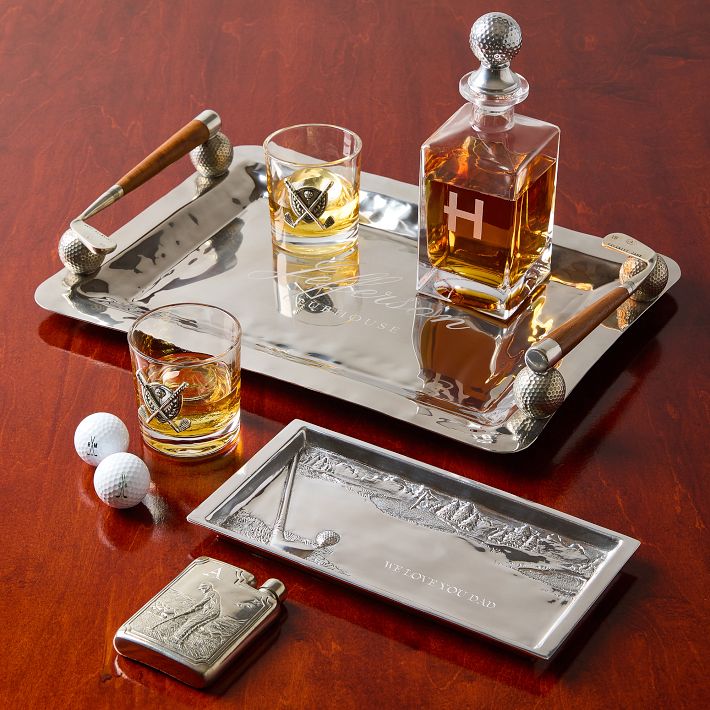 Mark & Graham Golf Cart Decanter and Glasses - Thumbnail 4