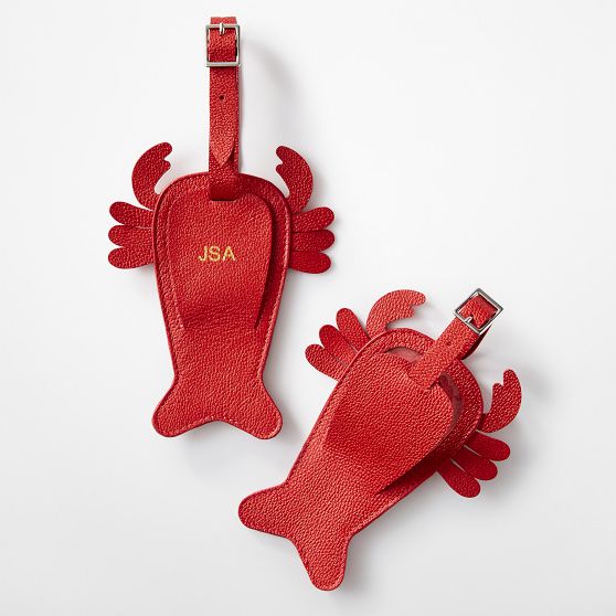 Leather Coastal Luggage Tag