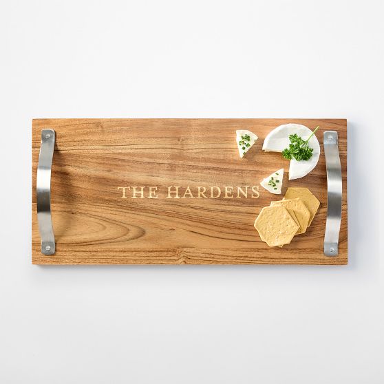 Nautical Handled Wood Cheese Board