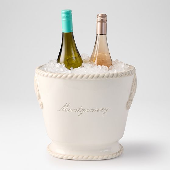 Seashell Ceramic Wine Bucket
