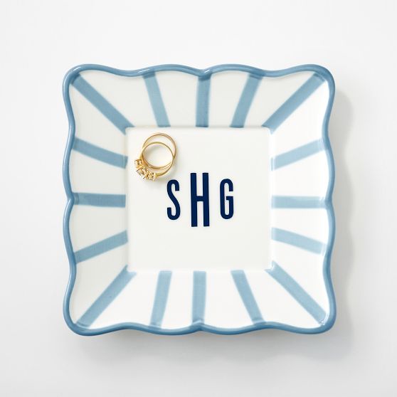 Striped Ceramic Catchall