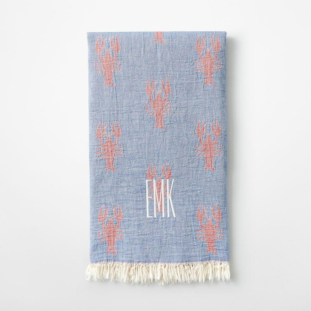Coastal Turkish Cotton Throw by Mark & Graham
