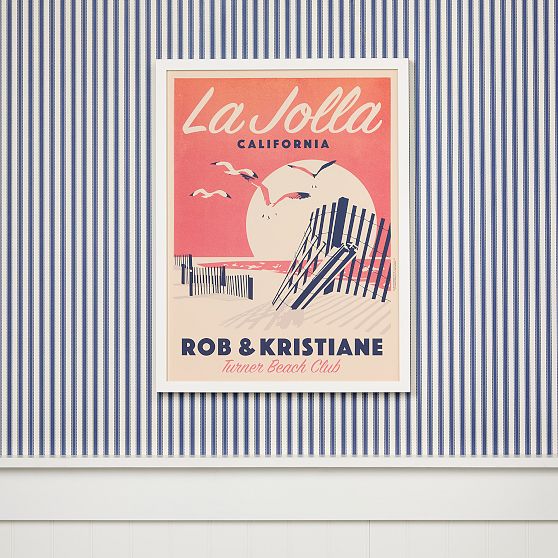 Beachside Personalized Wall Art