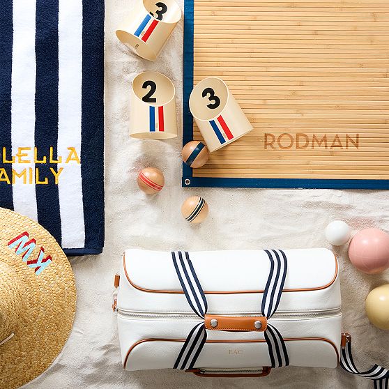 Monogram Mary Straw Hat