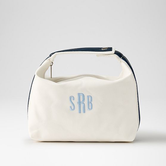 Coated Canvas Travel Pouch