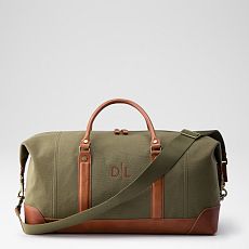 Custom Men's Luggage | Men's Leather Weekend Bags | Mark and Graham