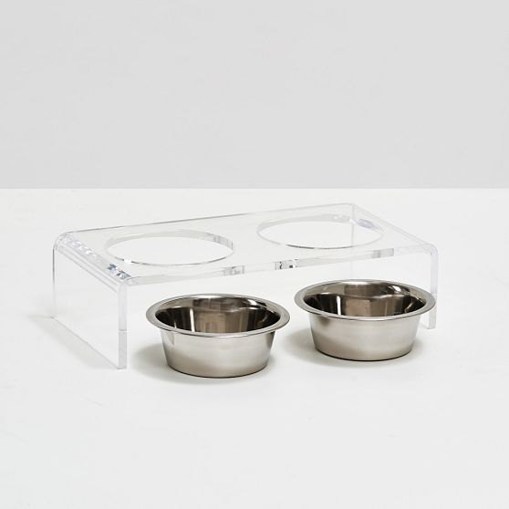 Hiddin Lucite Pet Feeder