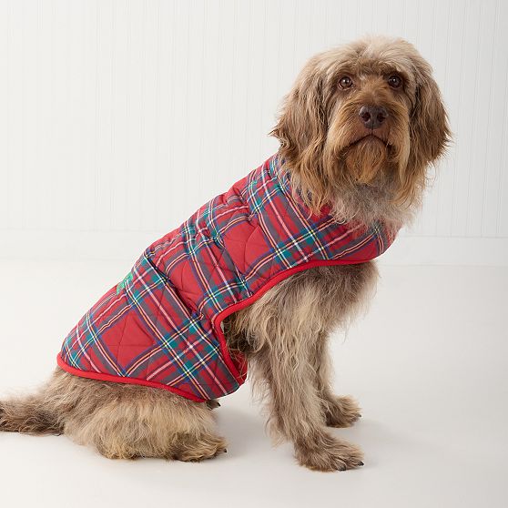 Plaid Sherpa Dog Jacket