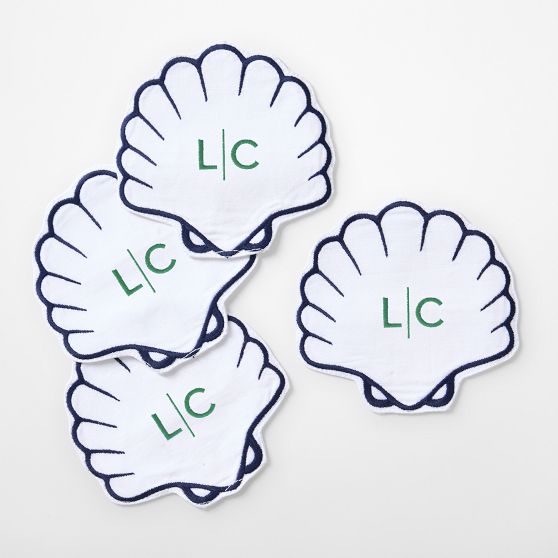 Sea Shell Coasters, Set of 4