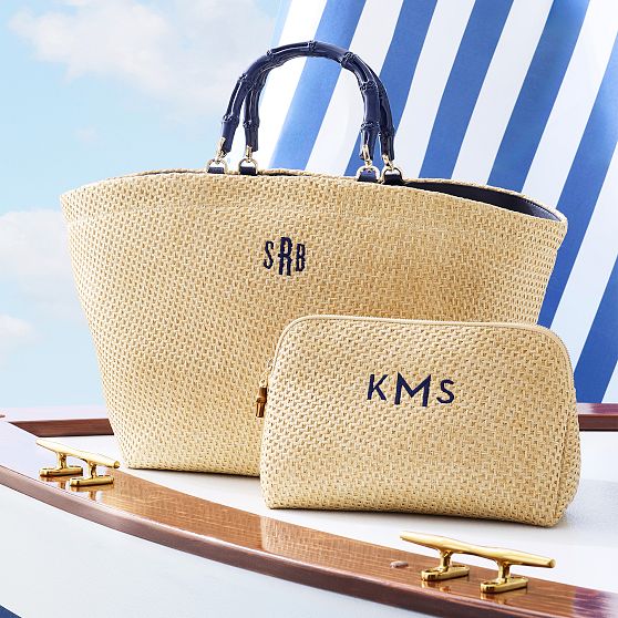 Waterproof Raffia Pouch