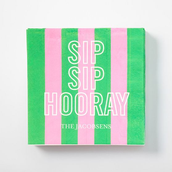 Cabana Stripe Paper Napkins