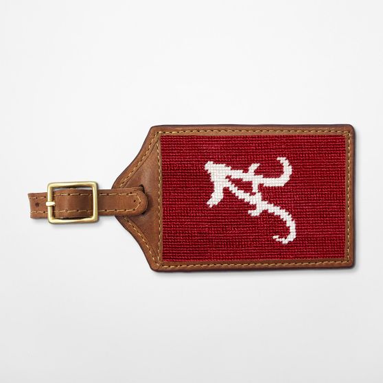 Smathers &amp; Branson Collegiate Needlepoint Luggage Tag