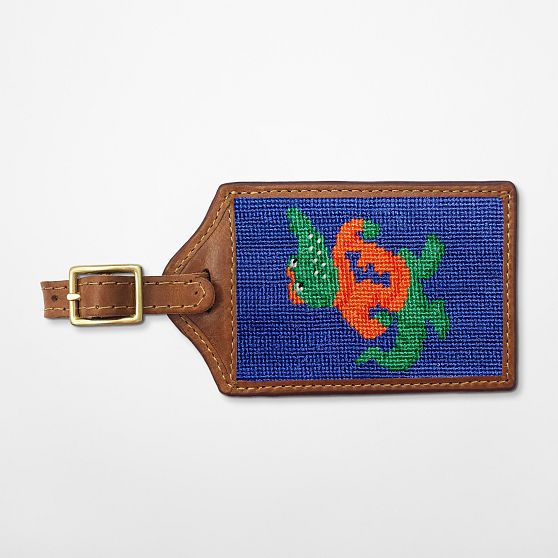 Smathers &amp; Branson Collegiate Needlepoint Luggage Tag