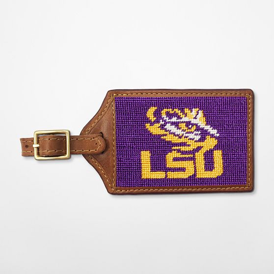 Smathers &amp; Branson Collegiate Needlepoint Luggage Tag