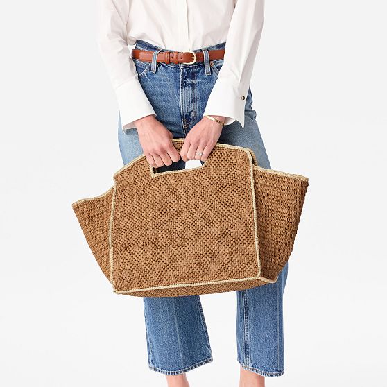 Cannes Raffia Beach Tote