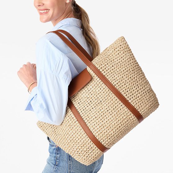 Carmel Straw Tote