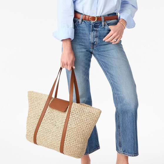 Carmel Straw Tote