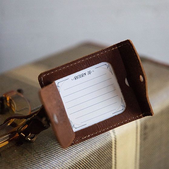 Holtz Leather Luggage Tag