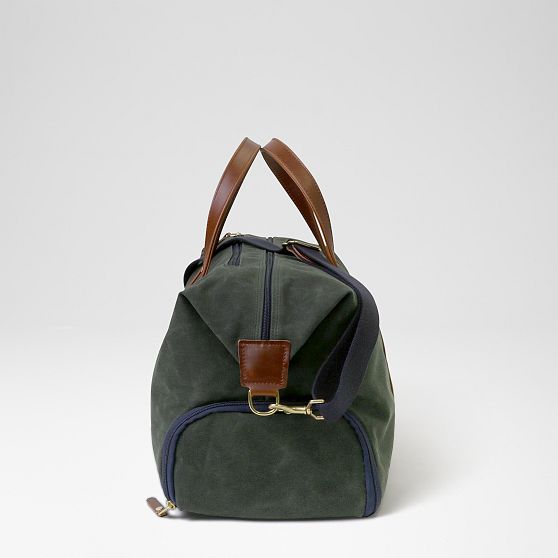 Hudson Sutler Waxed Canvas and Leather Weekender