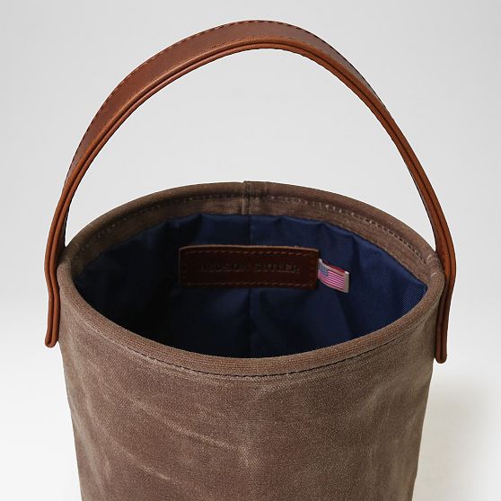 Hudson Sutler Waxed Canvas Golf Range Bucket