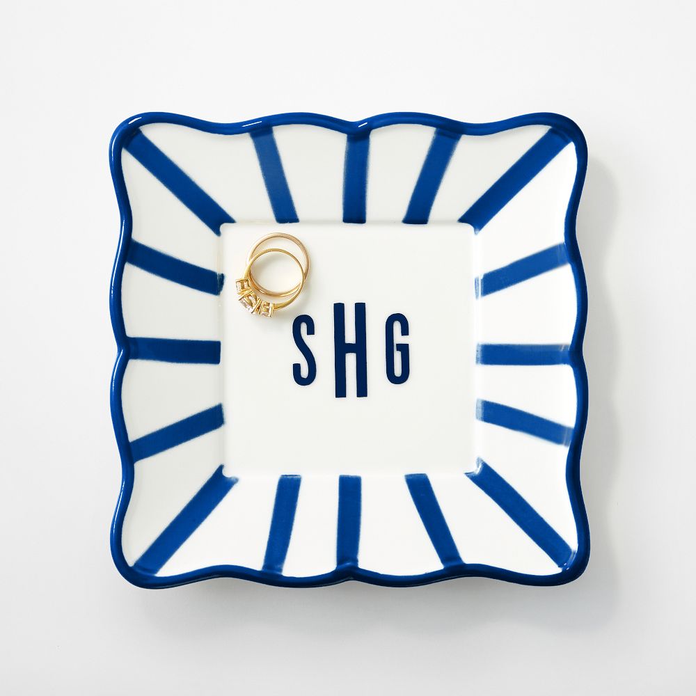 Striped Ceramic Catchall