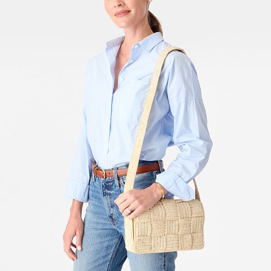 Maya Handwoven Crossbody Clutch