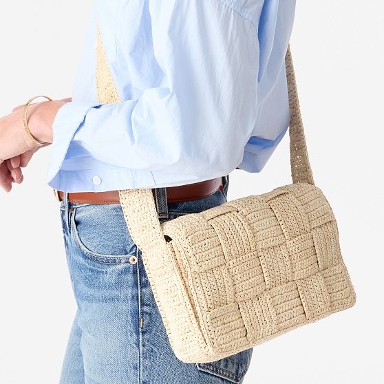 Maya Handwoven Crossbody Clutch