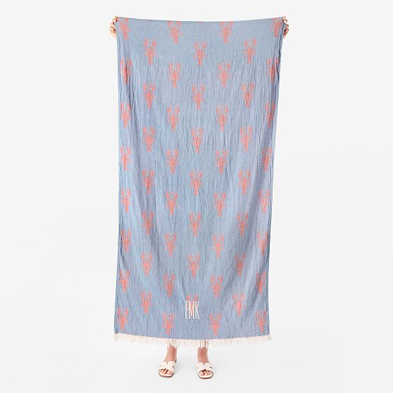 Nautical Lightweight Turkish Towel