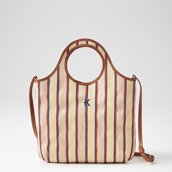 Riviera Italian Circle Handle Tote