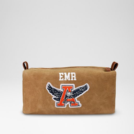 Waxed Canvas Collegiate Travel Pouch