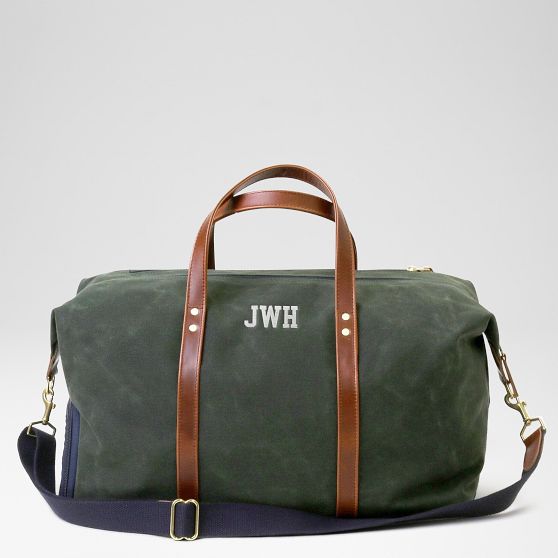 Hudson Sutler Waxed Canvas and Leather Weekender