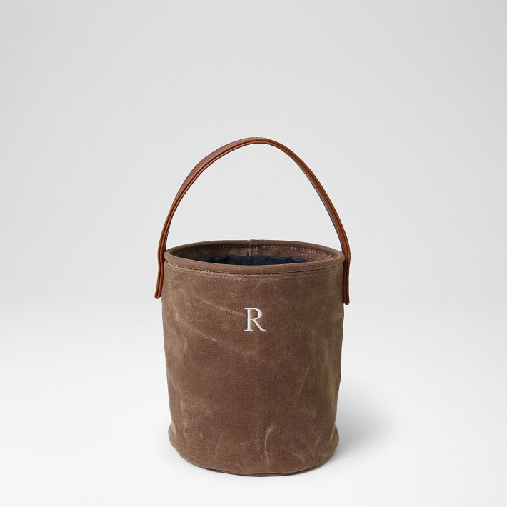 Hudson Sutler Waxed Canvas Golf Range Bucket | Mark and Graham