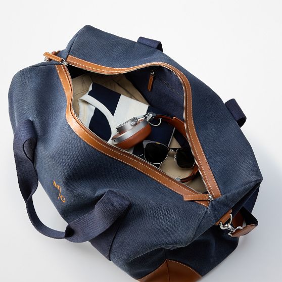 Jordan Canvas and Leather Weekender