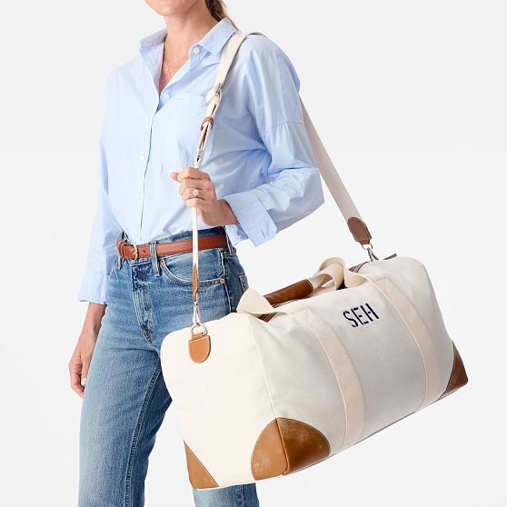 Jordan Canvas and Leather Weekender