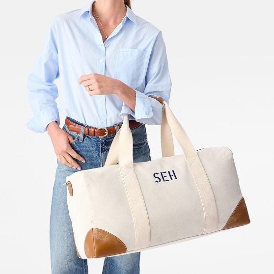 Jordan Canvas and Leather Weekender