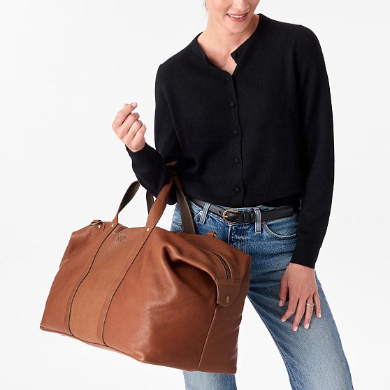 Harrison Leather Weekender