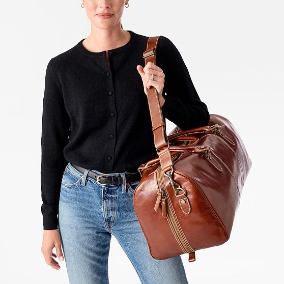 Marco Italian Leather Weekender