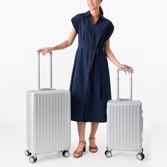 Atlas Metal Frame Carry-On and Checked Luggage Set