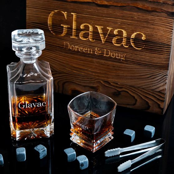 Whiskey Decanter Gift Set