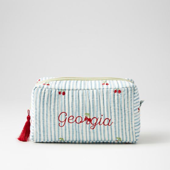 Embroidered Travel Pouch