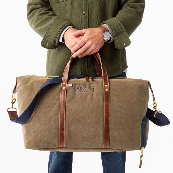 Hudson Sutler Waxed Canvas and Leather Weekender