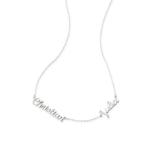 Sarah Chloe Emma Script Necklace