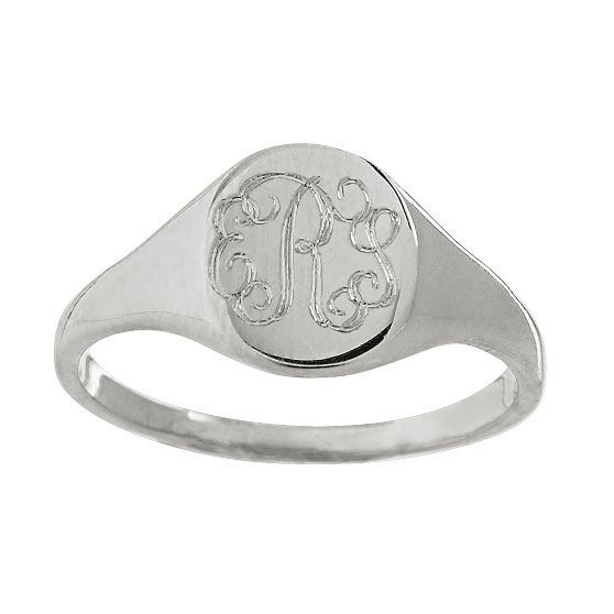 Sarah Chloe Petite Signet Ring