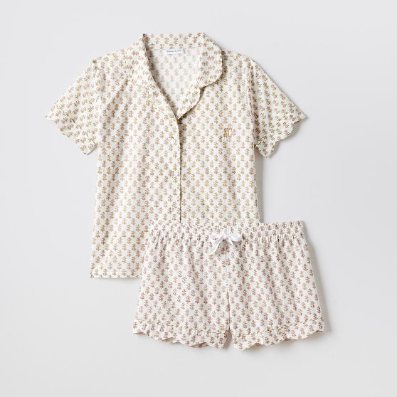 Block Print Short Pajama Set