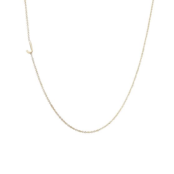 Maya Brenner Asymmetrical Initial Necklace