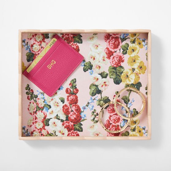 Sanderson Scalloped Raffia Catchall