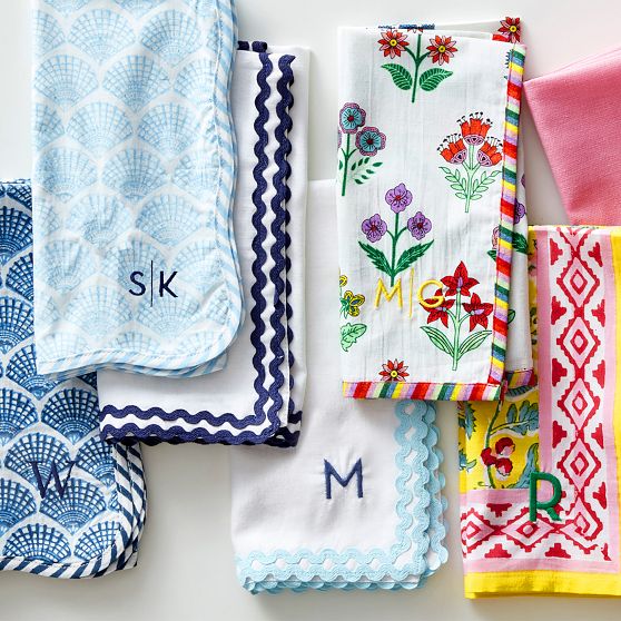 Mark & Graham Furbish Block Print Napkins - Thumbnail 5
